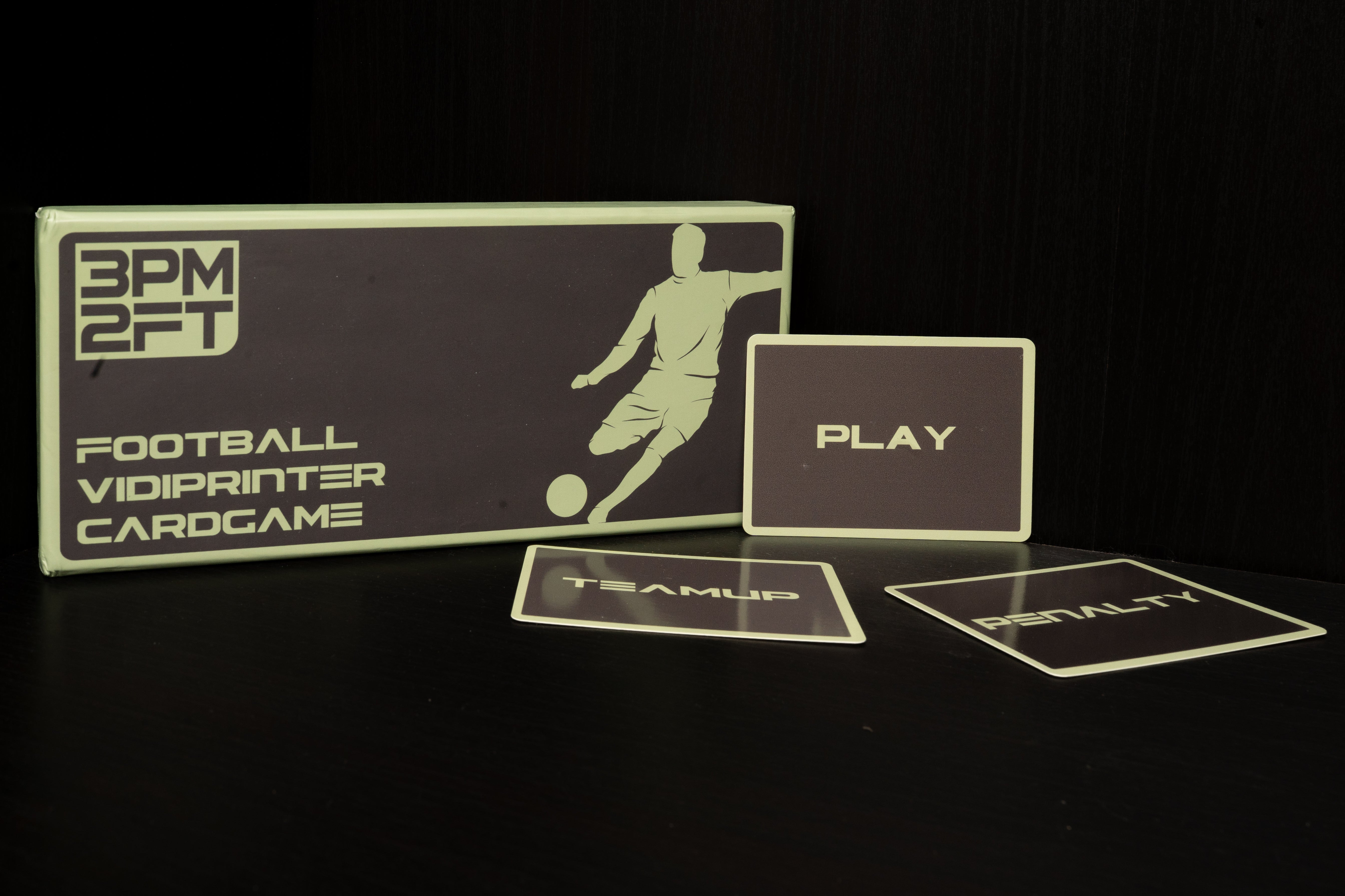 3PM2FT Football Vidiprinter Card Game